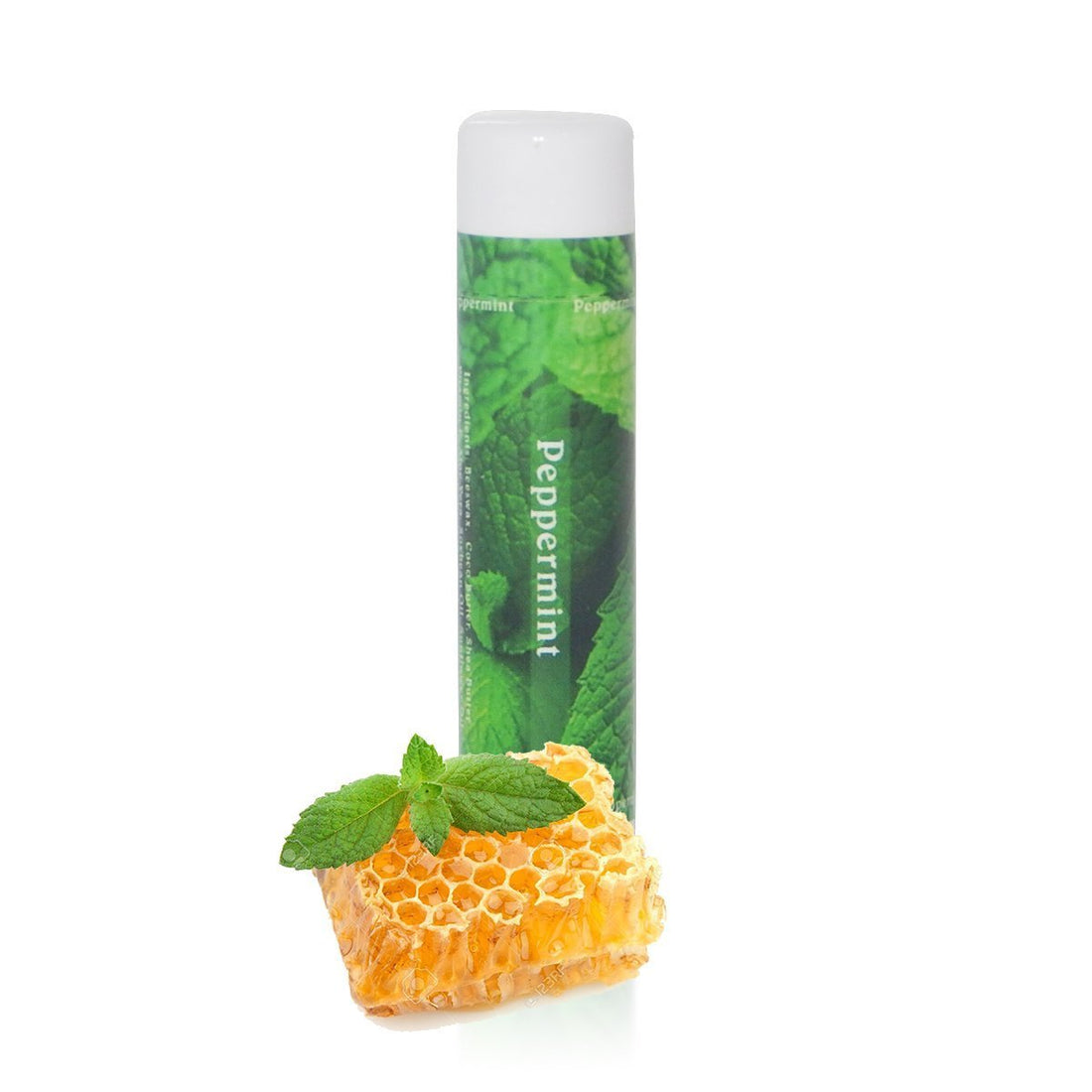 Natural Organic Lip Balm 100% Beeswax Peppermint Lip Balm,Coconut Oil,Vitamin E To Repair Dry, Cracked and Chapped Lips Organic Lip Balm