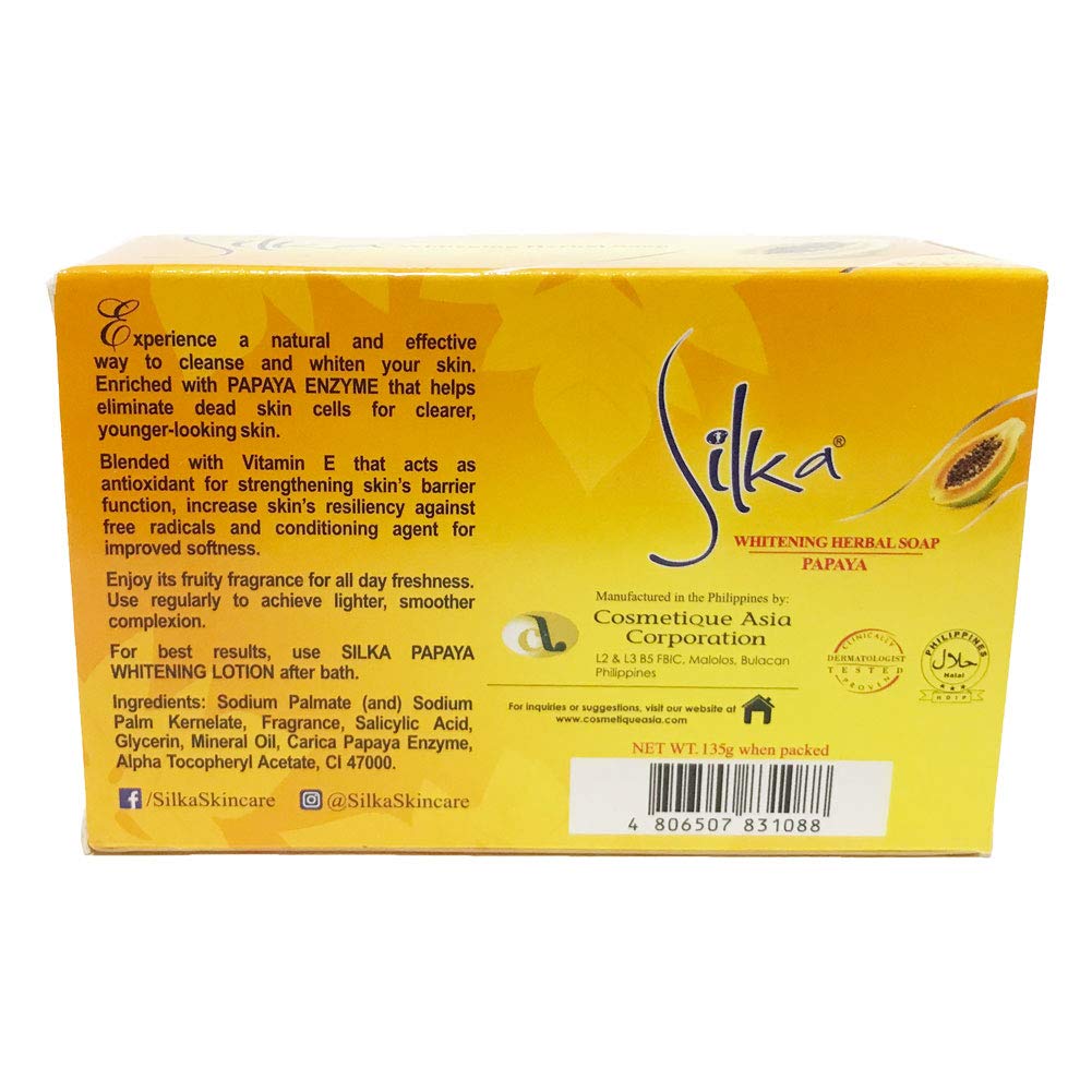 siruka Papaya Soap 135 Silka Papaya Soap