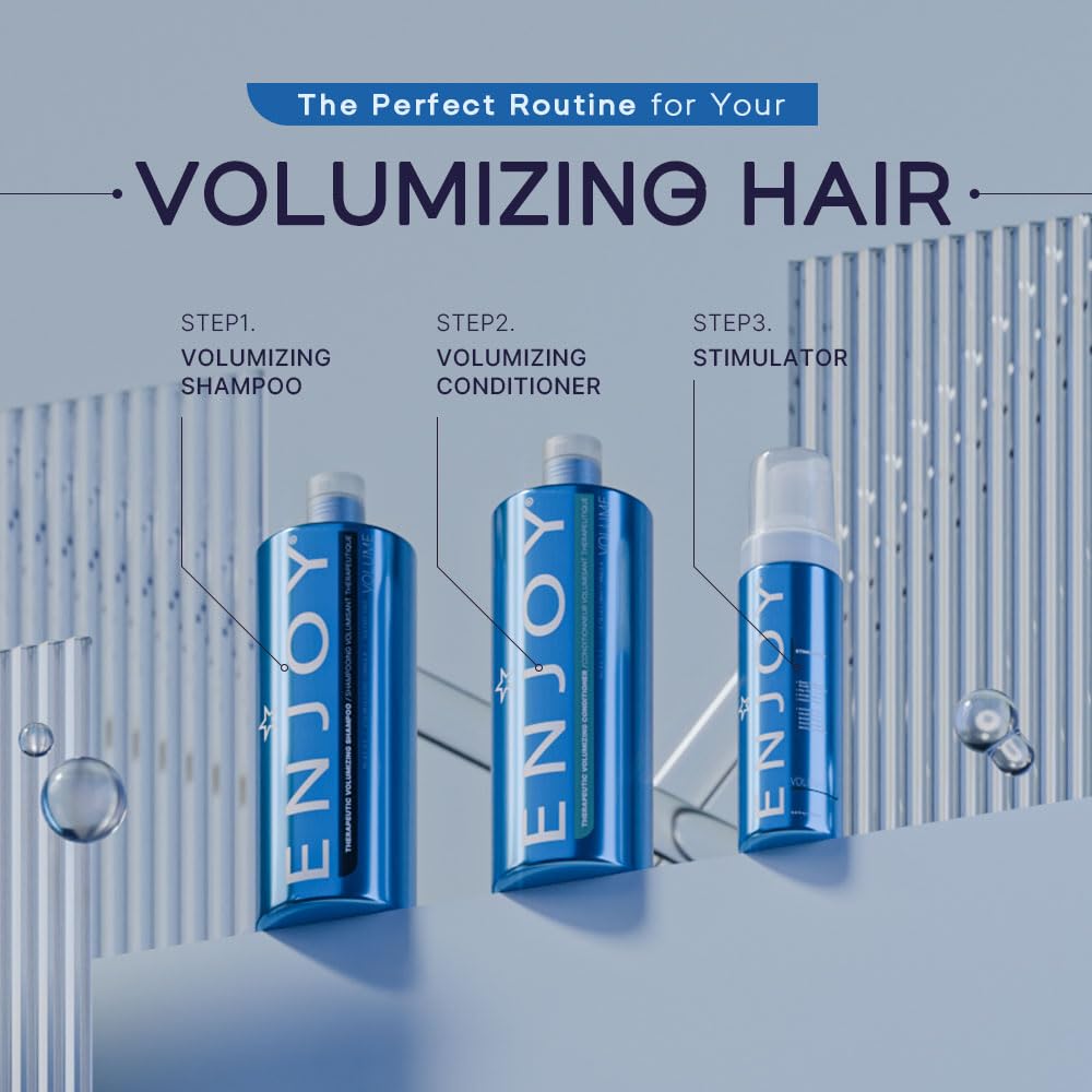 Enjoy Therapeutic Volumizing Shampoo and Conditioner 10.1 oz Duo Set
