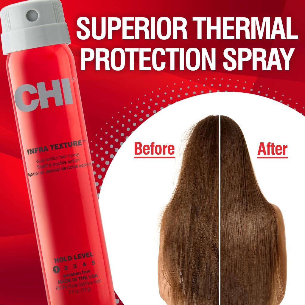 Infra Texture Hair Spray by CHI for Unisex - 2.6 Ounce Hair Spray
