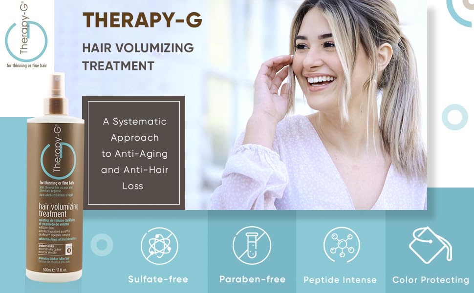 Therapy-G For Thinning or Fine Hair Hair Volumizing Treatment, 8.5 Ounce