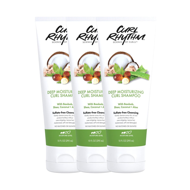 Curl Rhythm Deep Moisturizing Curl Shampoo (3 Pack)