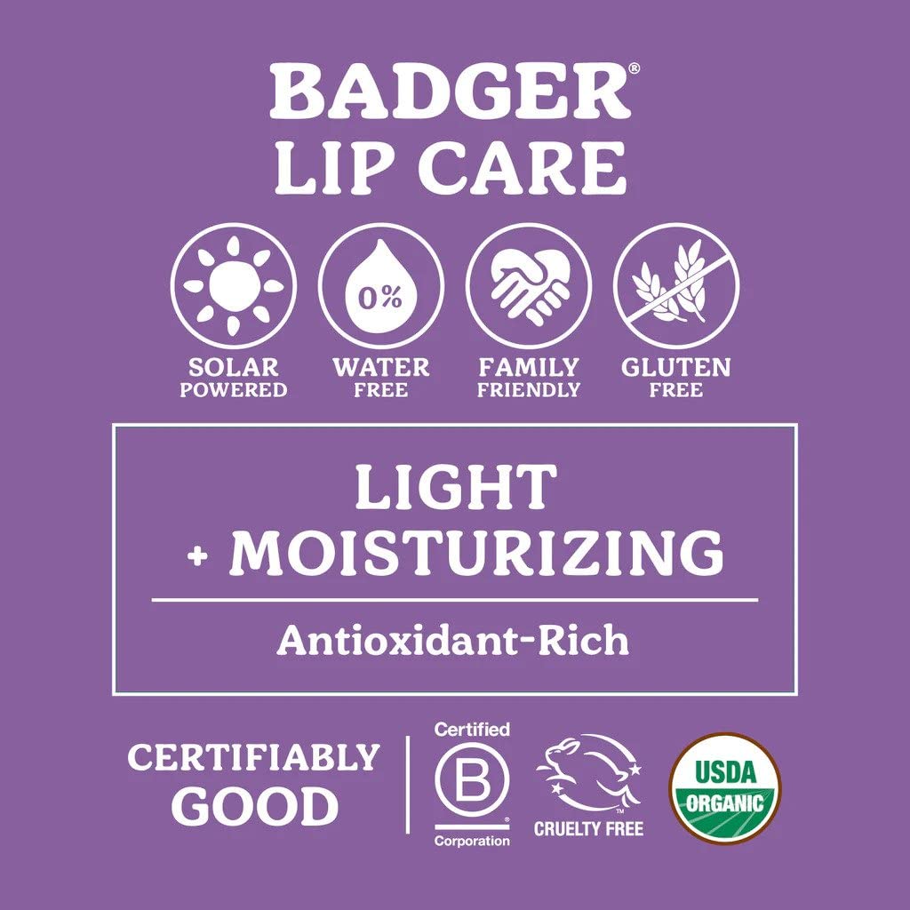 Badger Classic Lip Balm 4-pack Gift Set