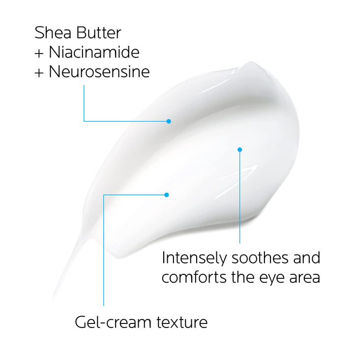 La Roche-Posay Toleriane Ultra Soothing Eye Cream for Very Sensitive Eyes, 0.66 Fl. Oz.