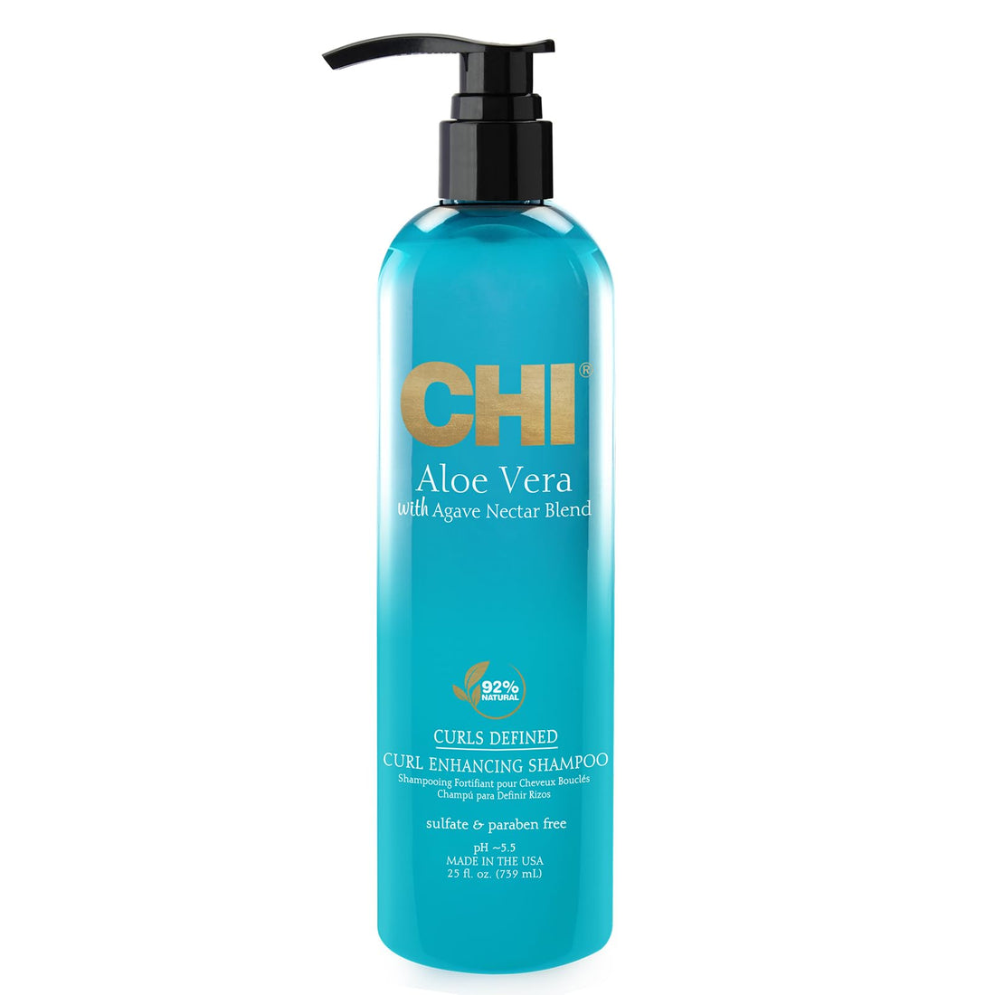 CHI Aloe Vera with Agave Nectar Curls Defined Curl Enhancing Shampoo 739ml/25oz