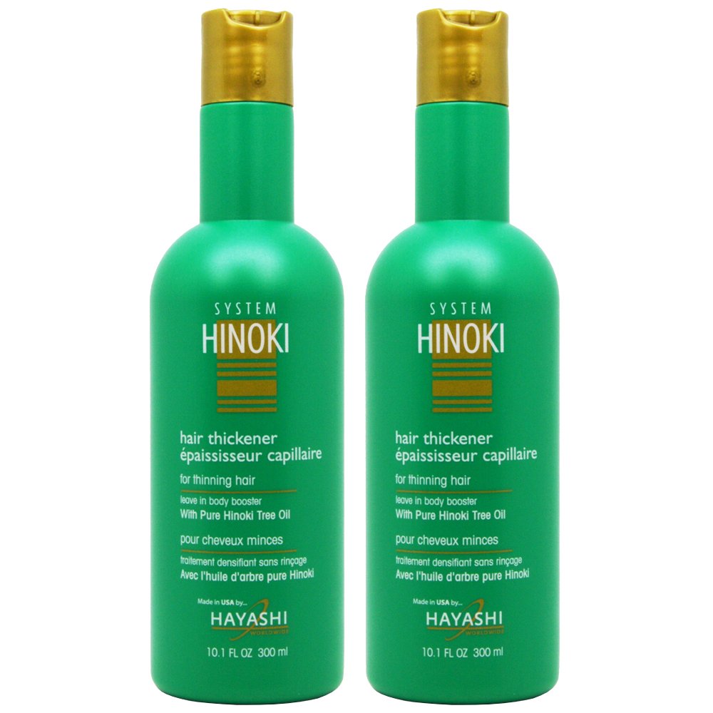 Hayashi System Hinoki Hair Thickener for Thinning Hair 10.1oz Pack of 2
