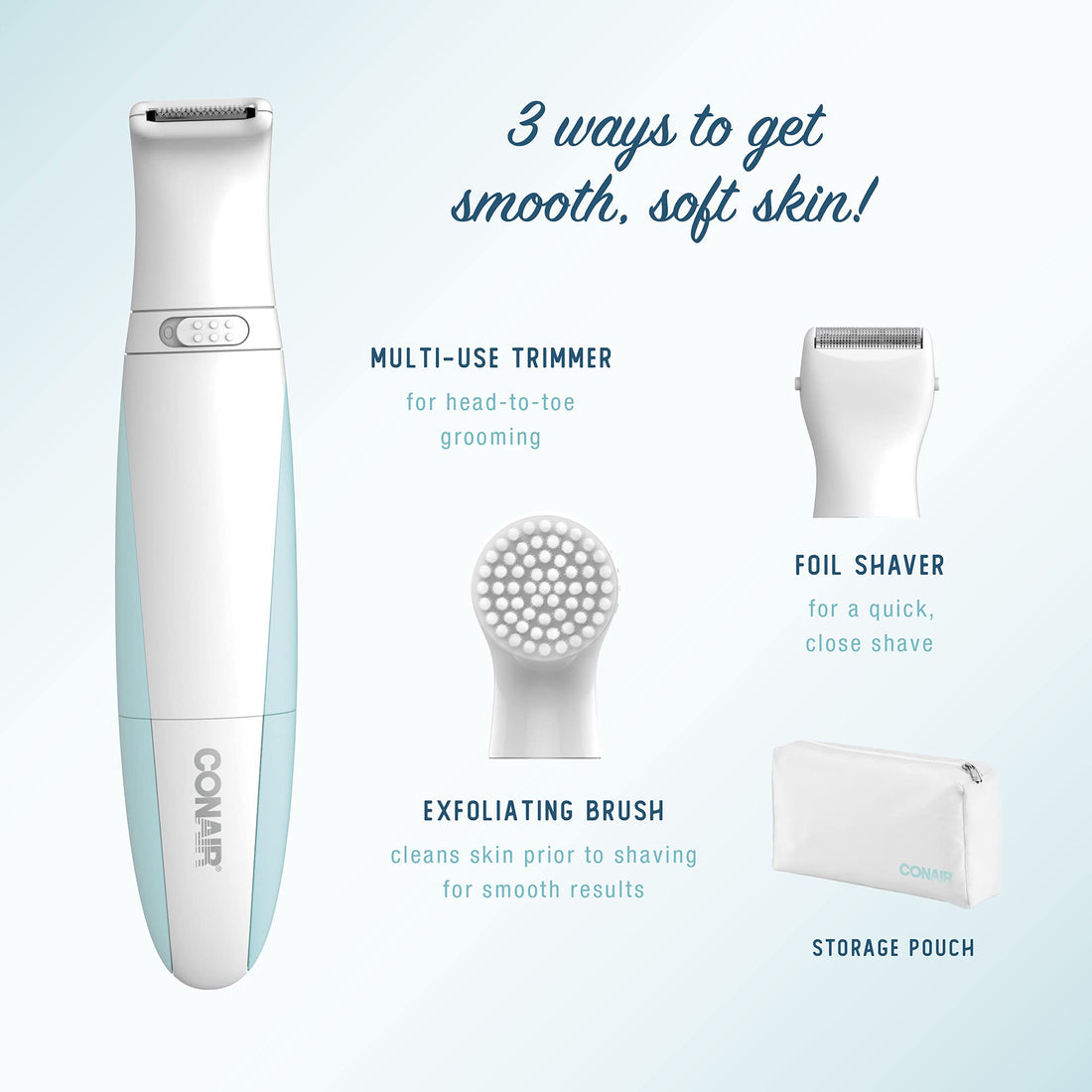 Conair LPG1 Satiny Smooth All-in-One Personal Groomer