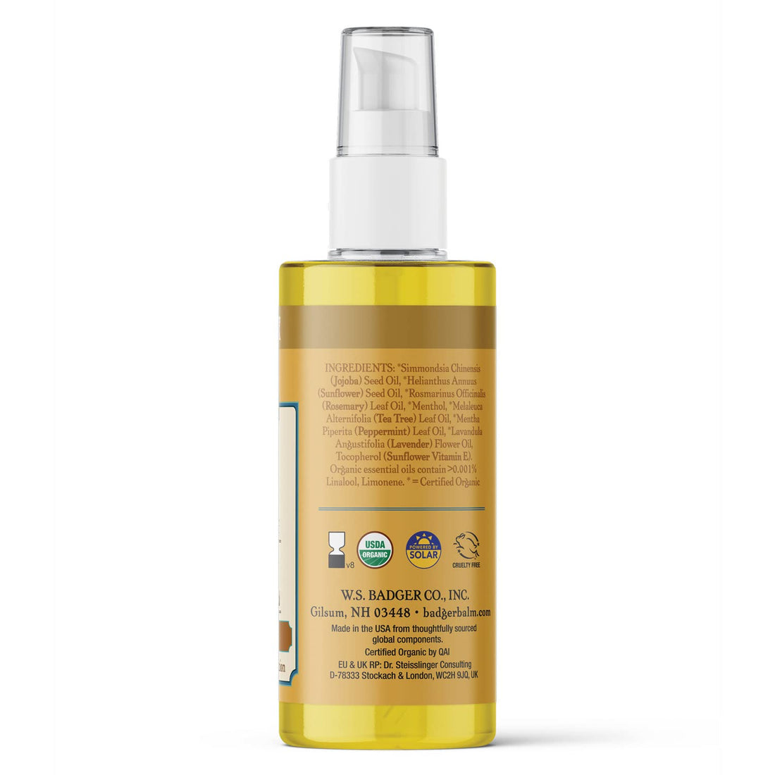 Badger Jojoba Hair Oil - For Dry Scalp