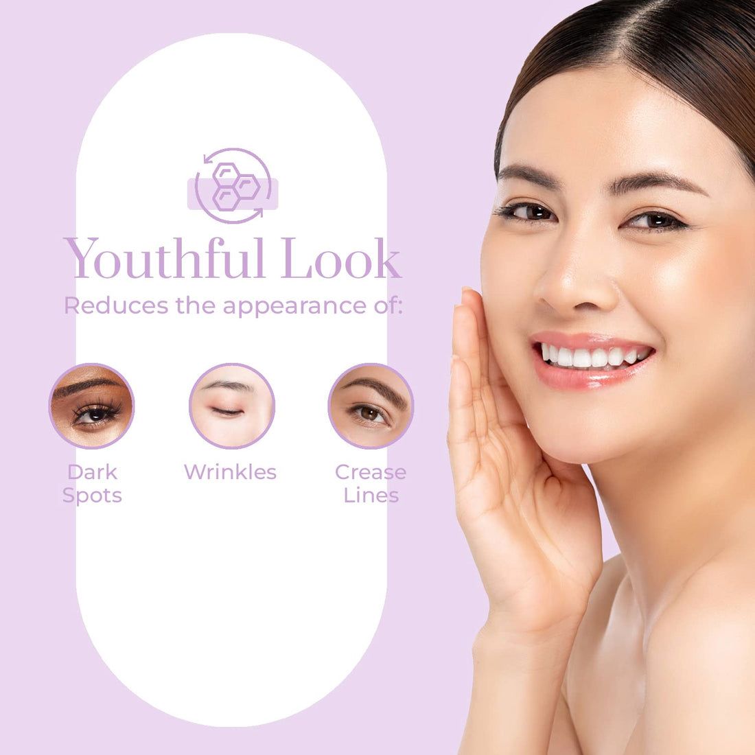 Glow Elixir Eye Serum With Vitamin C, Hyaluronic Acid & Peptides - Revitalizes and Moisturizes | Reduces Dark Circles and Puffiness | Reduce Wrinkles and Fine Lines - 30mL