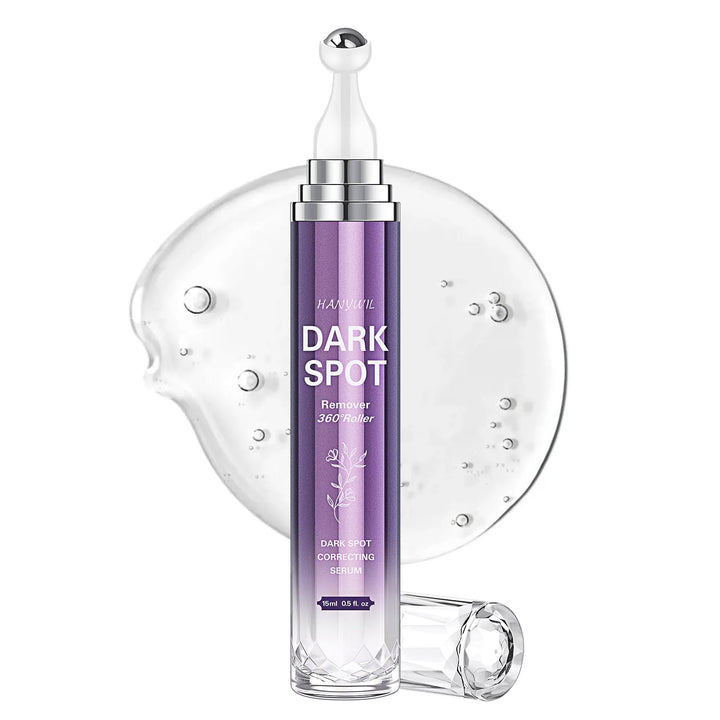 HANYWIL Dark Spot Remover for Face and Body, Dark Spot Corrector Serum, Age Spot Sun Spot Freckles Brown Spot Remover, Melasma Treatment for Face, Skin Care Face Serum with Roller (0.5 Fl Oz)