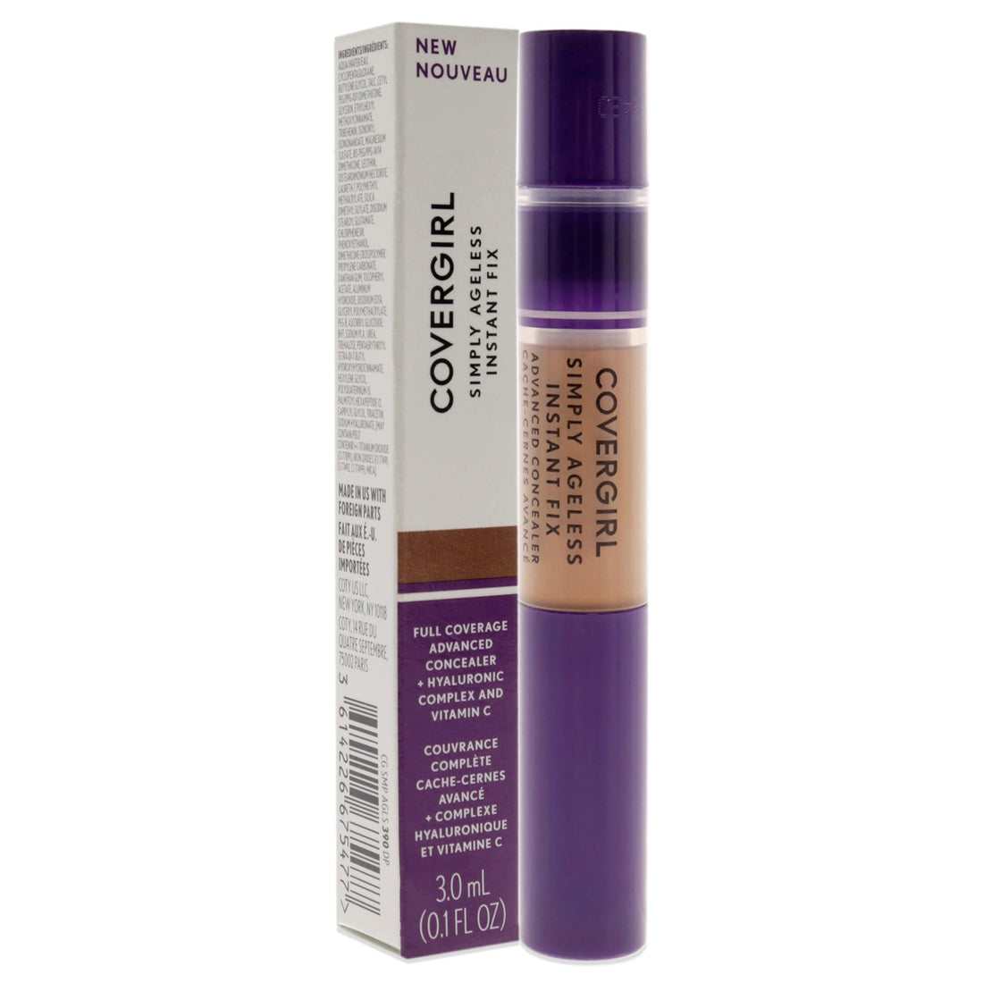 COVERGIRL Simply Ageless Instant Fix Advanced Concealer, Deep