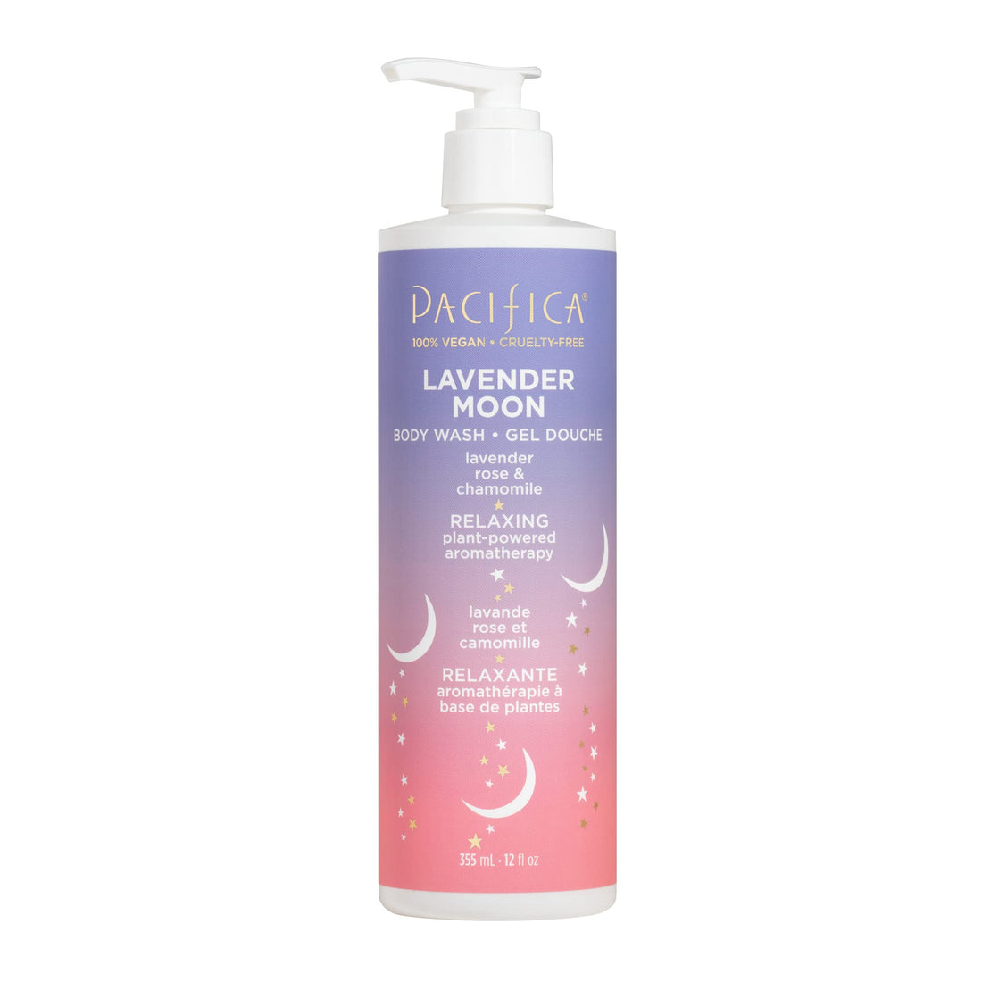 Pacifica moon body wash Lavender, 12 Fl Oz