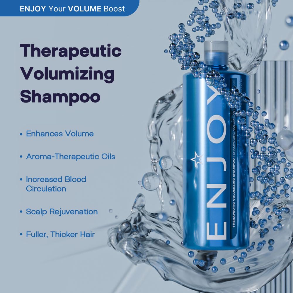 Enjoy Therapeutic Volumizing Shampoo and Conditioner 10.1 oz Duo Set