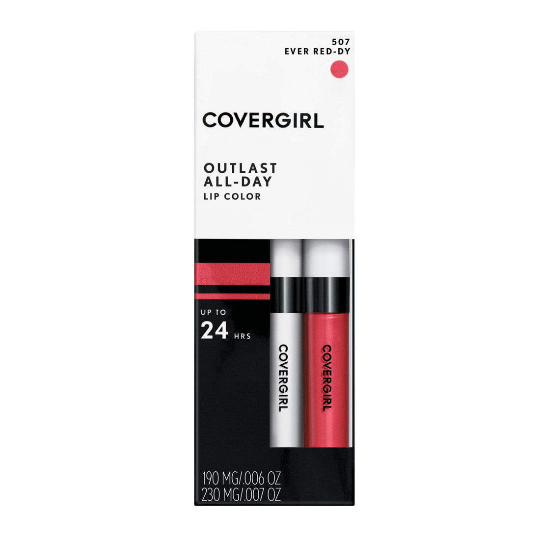 COVERGIRL Outlast All-Day Moisturizing Lip Color, Ever Red-dy .13 oz (4.2 g) (Packaging may vary)