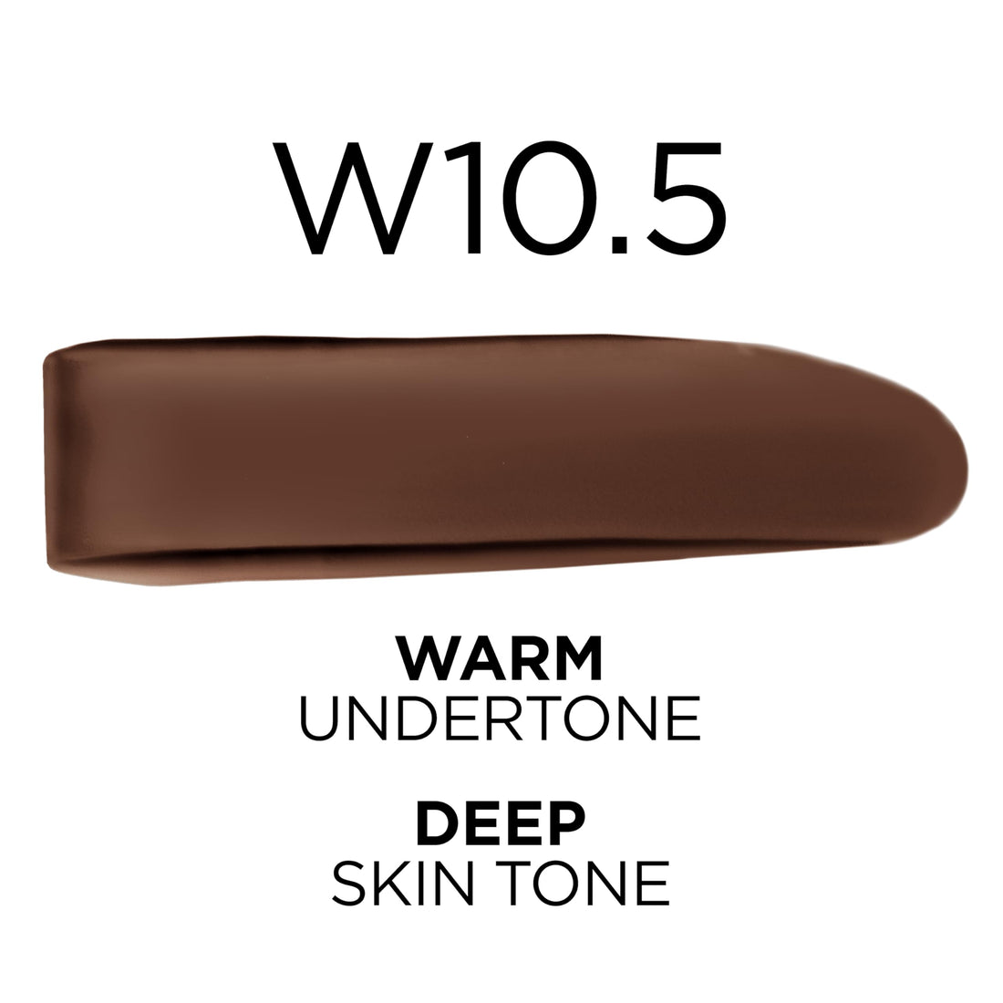 L'Oreal Paris True Match Super-Blendable Foundation, Medium Coverage Liquid Foundation Makeup, W10.5, Deep, 1 Fl Oz