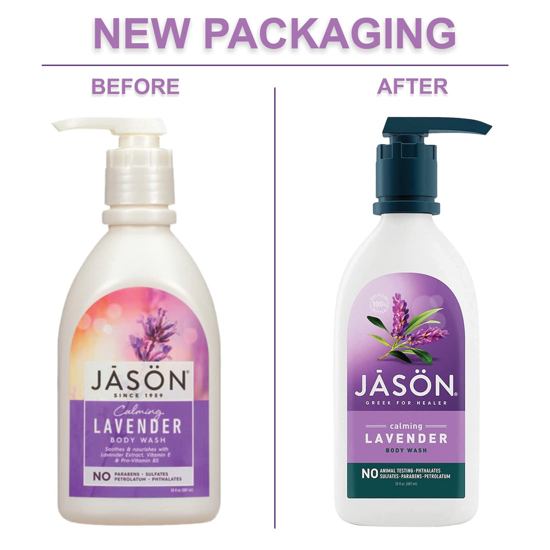Jason - Jason Body Wash Pure Natural Calming Lavender - 30 Fl Oz - by Jason