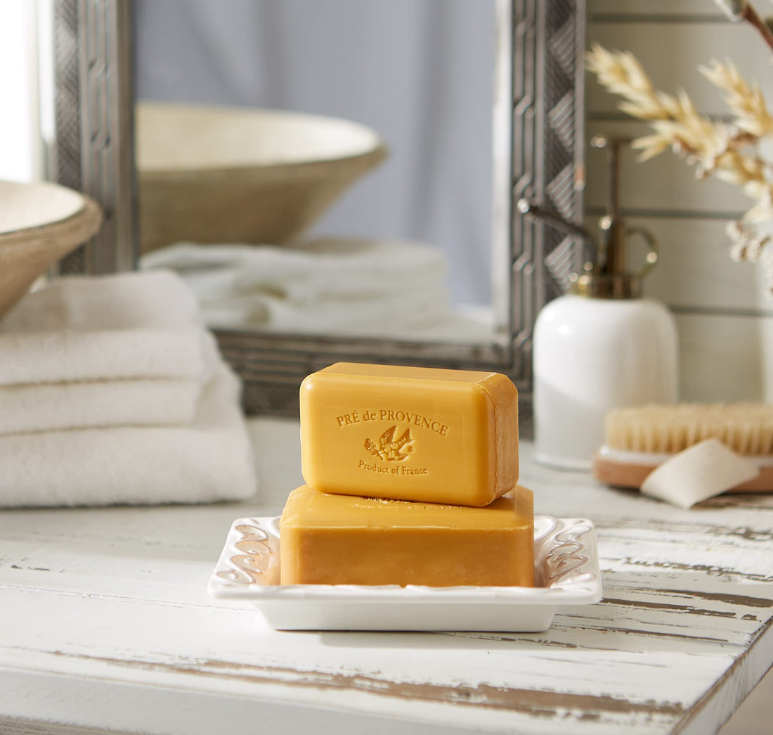 Pre de Provence Artisanal French Soap Bar Enriched with Shea Butter, Spiced Rum, 150 Gram, 5.29 ounce