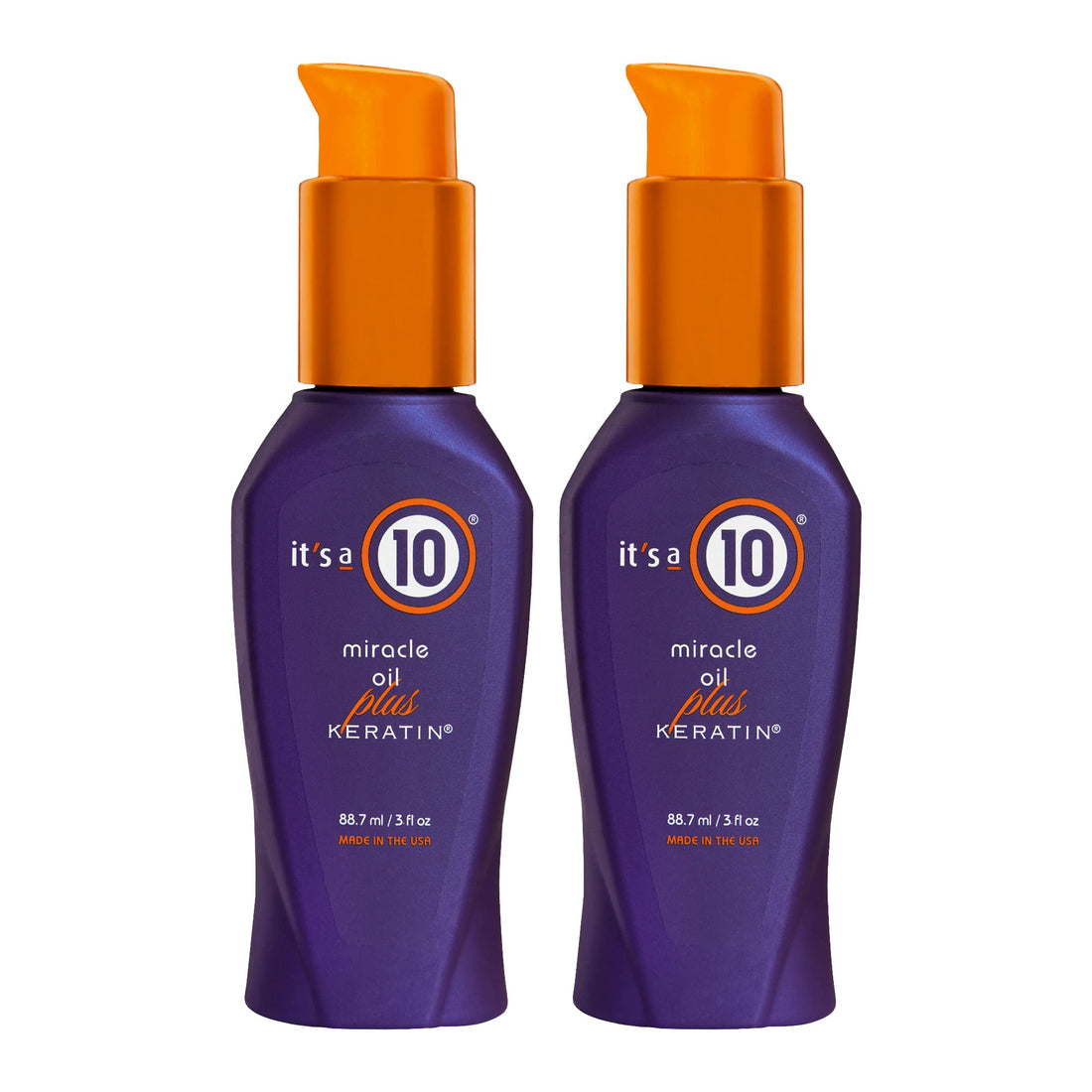 it's a 10 Miracle Oil plus Keratin 3 oz (Pack of 2)
