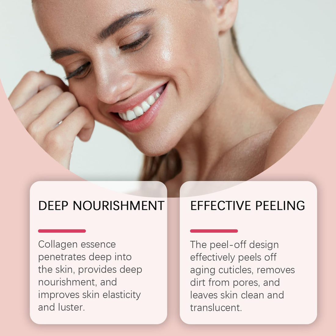 Kunnozz Collagen Overnight Wrapping Peel Off Facial Mask, Collagen Night Wrapping Mask, Fiorenza Mascarilla Boost De ColáGeno, Collagen Face Mask, SUBLIA Collagen Mask for Elasticity & Hydration