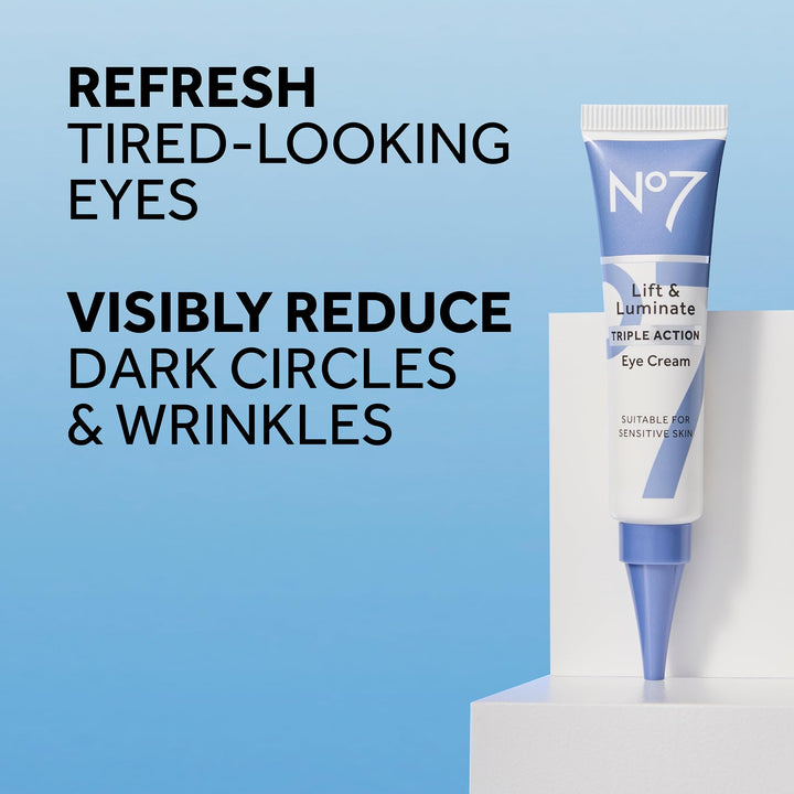 No7 Lift & Luminate Triple Action Eye Cream - .5Oz