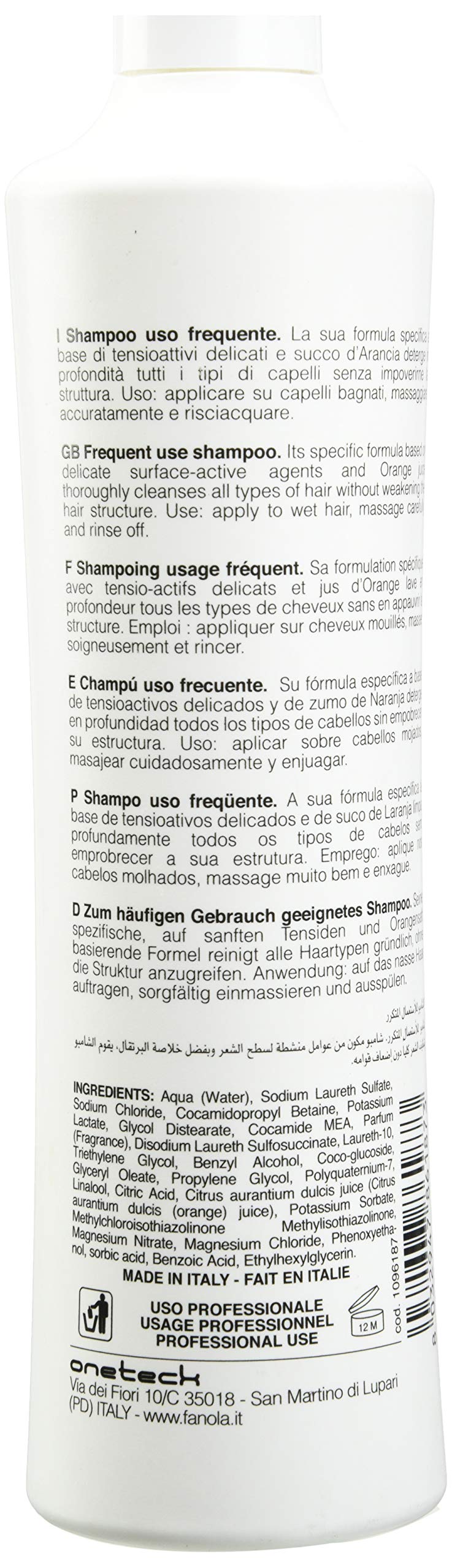 Fanola Frequent Use Shampoo, 350 ml