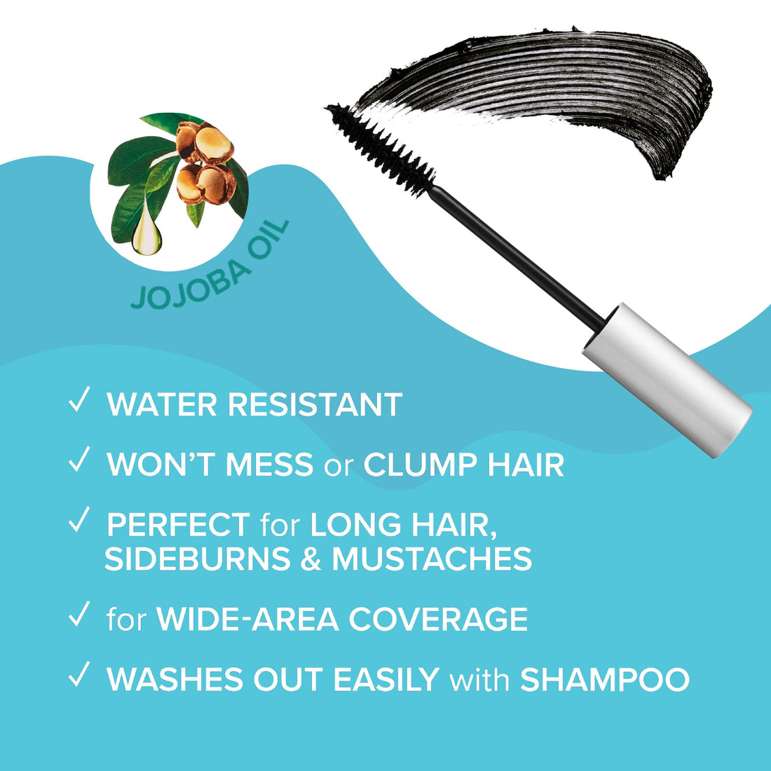 Kiss Hair Color Touch Up Stick Brush in Colour Instant, Natural Medium Brown
