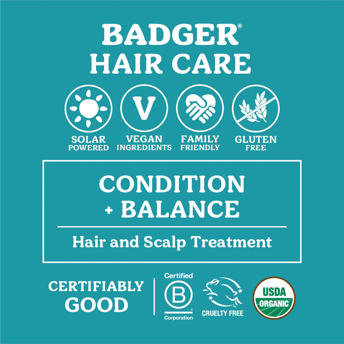 Badger Jojoba Hair Oil - For Dry Scalp