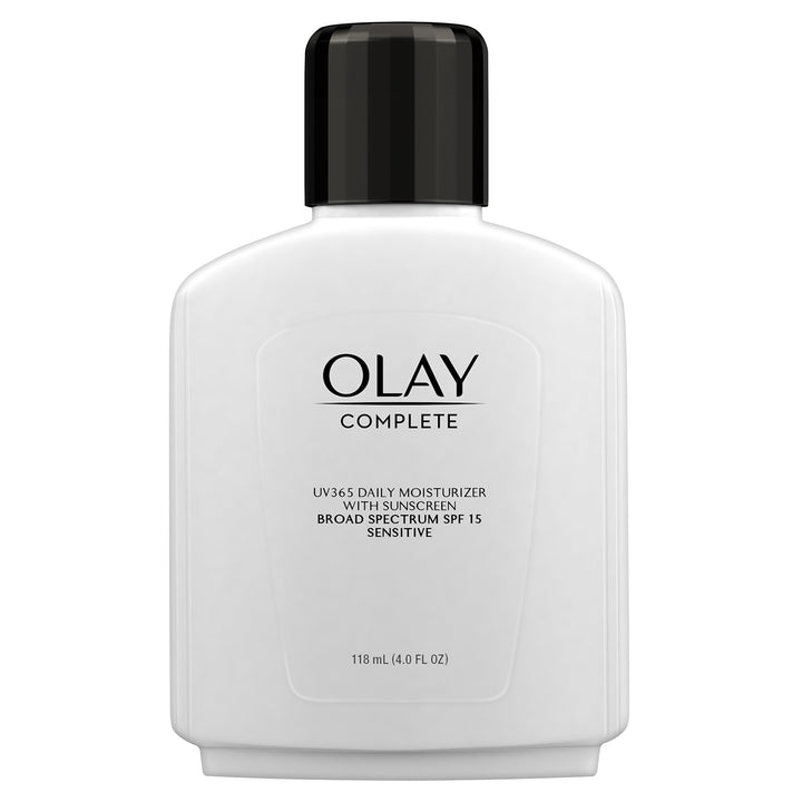Olay Face Moisturizer, Complete All Day Moisturizer With Sunscreen Broad Spectrum SPF 15 - Sensitive, 4 fl. Oz, 1 unit
