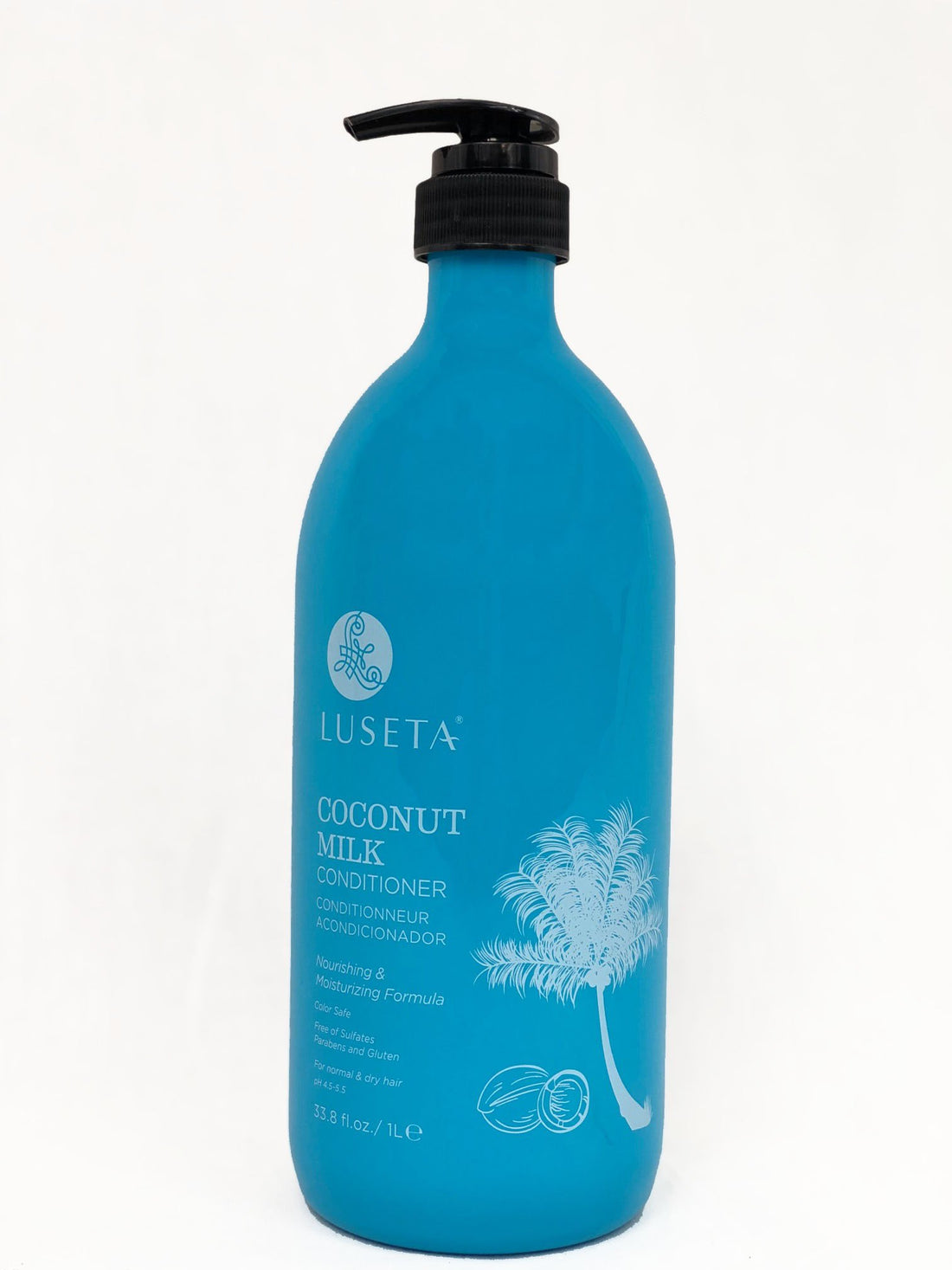 Luseta Coconut Milk Conditioner Nourishing & Moisturizing Formula, Color Safe, Free of Sulfates, Parabens, and Gluten, For Normal To Dry Hair