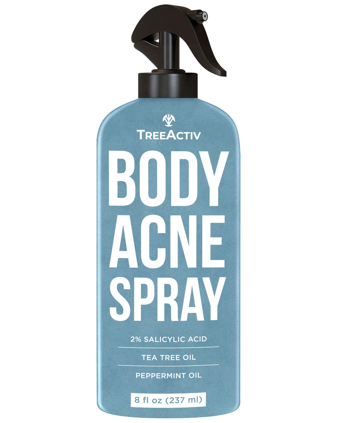 TreeActiv Body & Back Acne Treatment Original Formula, 8 fl oz, 2% Salicylic Acid, Cystic & Body Acne Spray for Chest, Shoulders & More, Bacne Treatment for Teens & Adults
