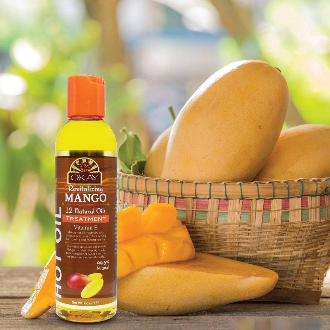 Okay Hot Oil for Treatment, Mango, 6 Ounce