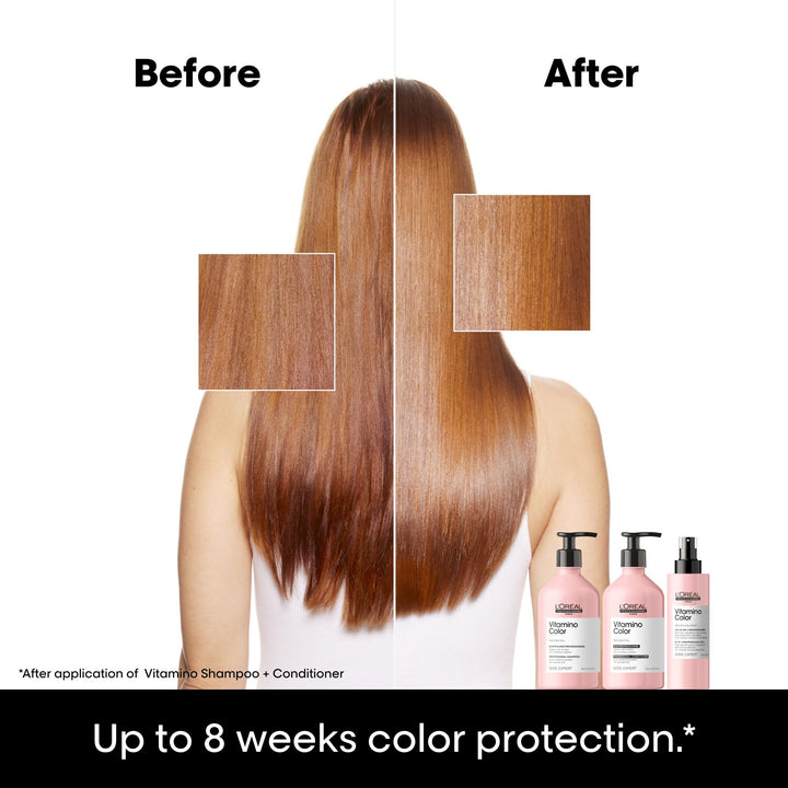 L'Oreal Professionnel Vitamino Color Shampoo | Protects & Preserves Hair Color | Prevents Damage | Adds Vibrancy & Enhances Shine | For Color Treated Hair | 16.9 Fl. Oz.