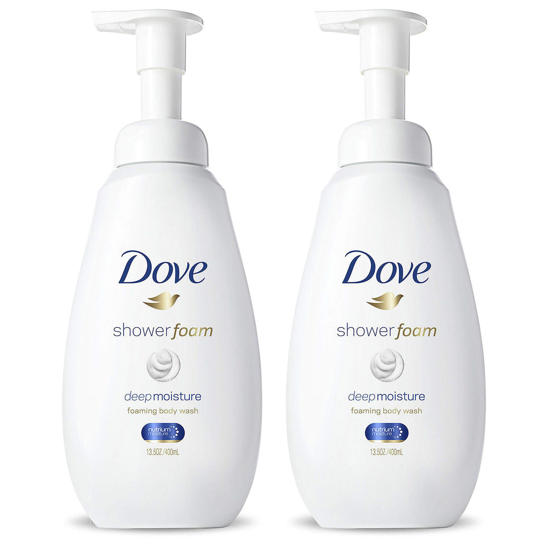 DOVE BODY WASH Dove Shower Foam Deep Moisture 13.5 oz, 2 count