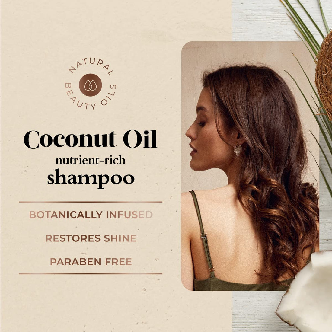 Oliology Coconut Oil Shampoo – Nutrient Rich Shampoo Restores Damaged & Lifeless Hair | Botanically Infused | Provides Intense Shine | Nourishing | Made in USA, Paraben Free & Cruelty Free (32