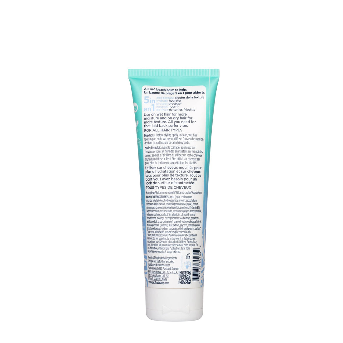 Pacifica Beauty Salty Waves Beach Hair Balm, 4 Fluid Ounce