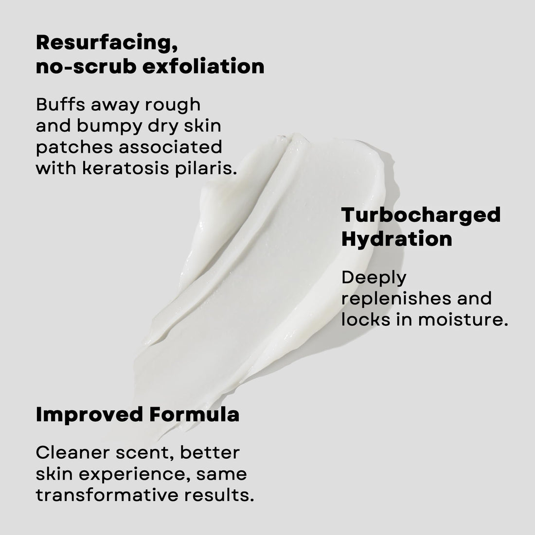 AmLactin KP Bumps Be Gone - 3 oz Keratosis Pilaris Moisturizing Cream with 15% Lactic Acid - Exfoliator and Moisturizer for Dry, Rough and Bumpy Skin, Pack of 2 (Packaging May Vary)