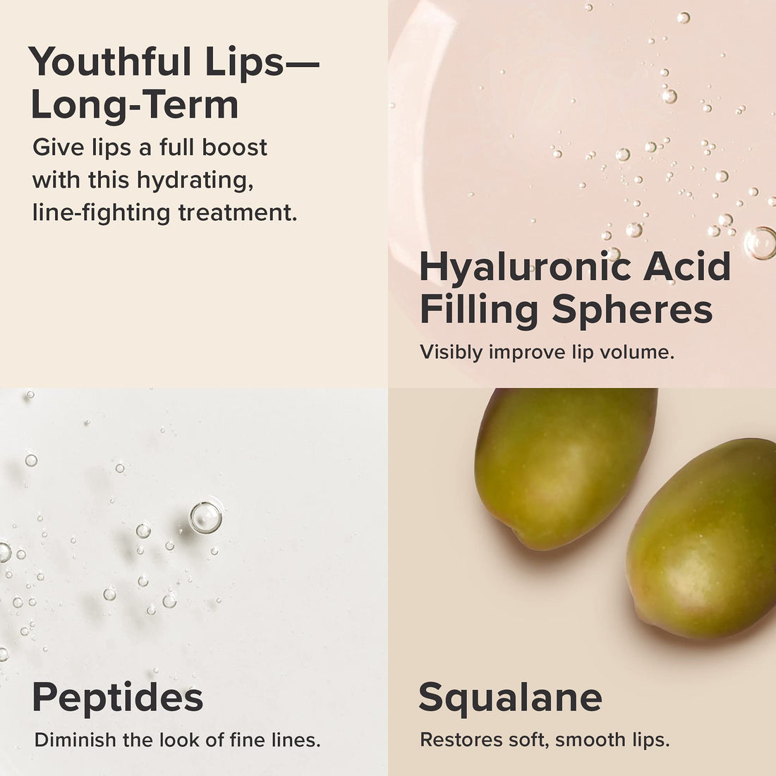 Paula's Choice BOOST Hyaluronic Acid + Peptide Lip Booster, Hydrating Treatment for Lip Volume, Loss of Firmness & Fine Lines, with Squalane, Fragrance-free & Paraben-free, 0.33 Fluid Ounces