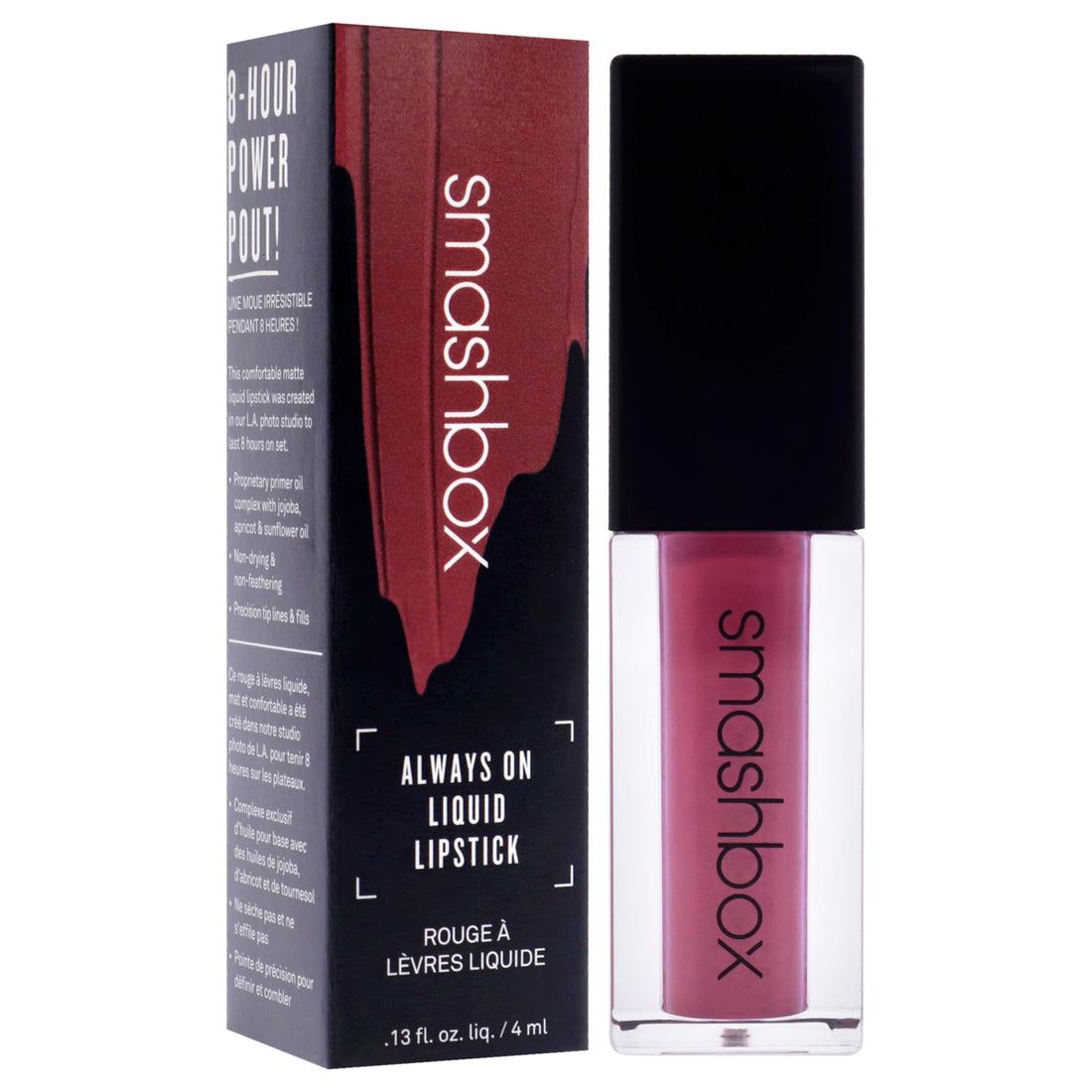 Smashbox Matte Always On Liquid Lipstick, Big Spender, 0.13 Fluid Ounce