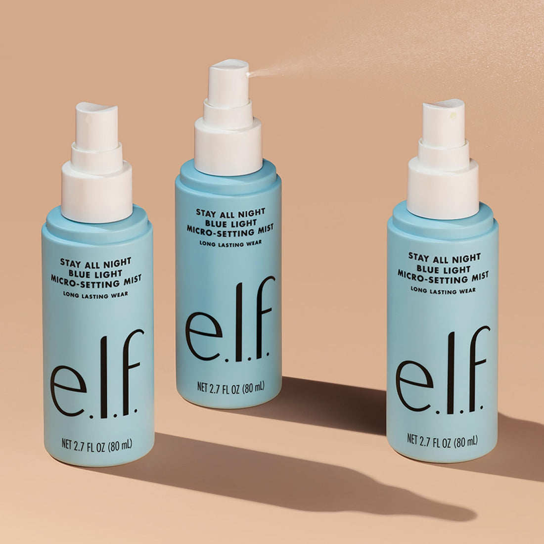 e.l.f. Stay All Day Blue Light Micro-Setting Mist Spray & Skin Refresher For A Matte Finish, Reduces Transmission, 2.7 Fl Oz