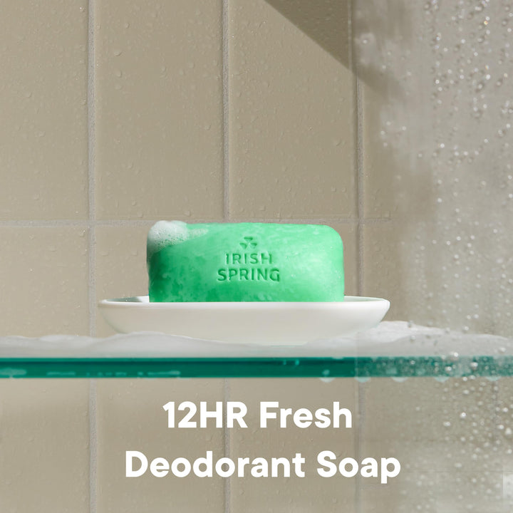 Irish Spring Deodorant Soap, Original Bar Soap (8 Count)