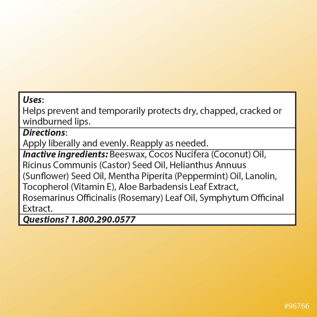 Quality Choice Beeswax Lip Balm All Natural 2 Tubes 0.15oz Each (1)