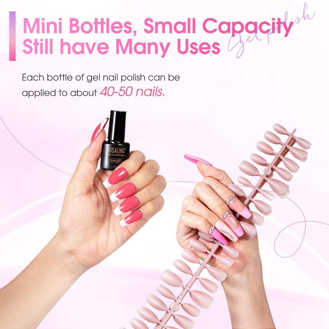 ROSALIND 30pcs Gel Nail Polish Set, 26 Colors Gel Polish with 3Pcs Glossy Matte Glitter Top Coat and Base Coat All Seasons Nude Blue Red Nails art Kit DIY Salon at Home