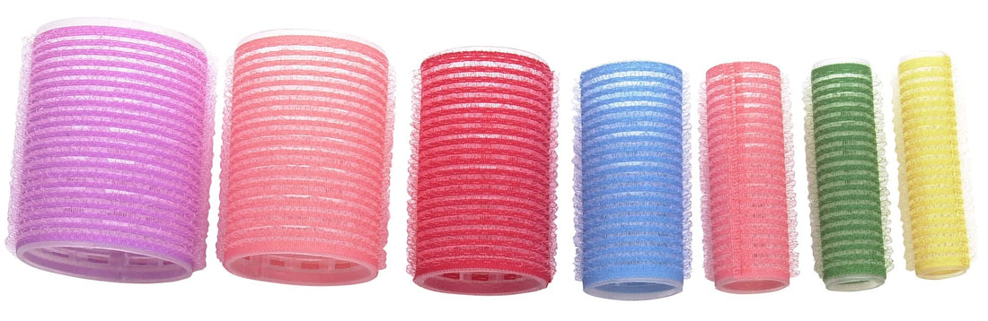 Pink, 7/8'' : DIANE Self-Grip Rollers 7/8'' Pink 6-Pack (Model:3719), Vented base allows fast drying, Self-adhering rollers, No pins or clips needed