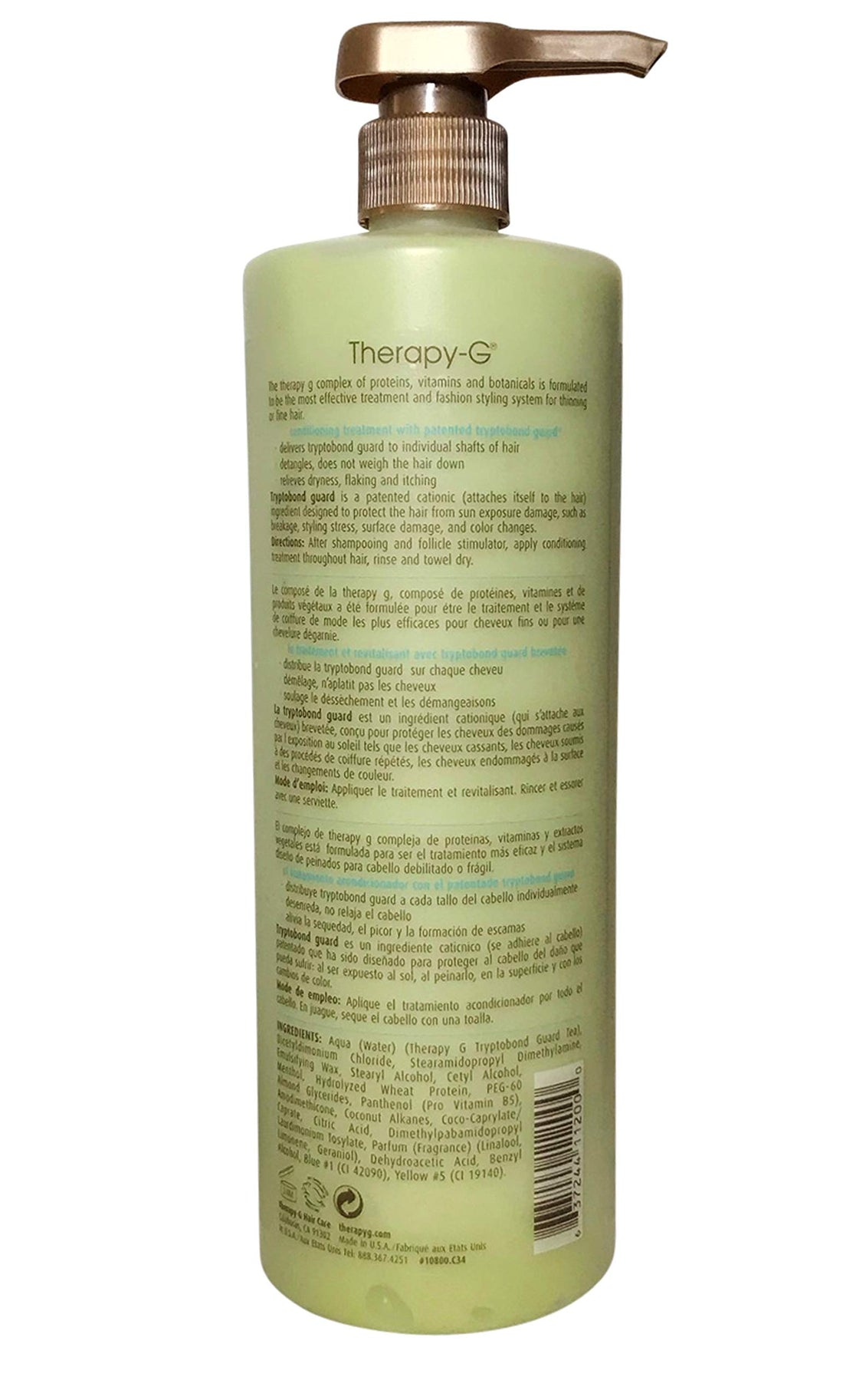 Therapy-G For Thinning or Fine Hair Conditioning Treatment, 33.8 Ounce