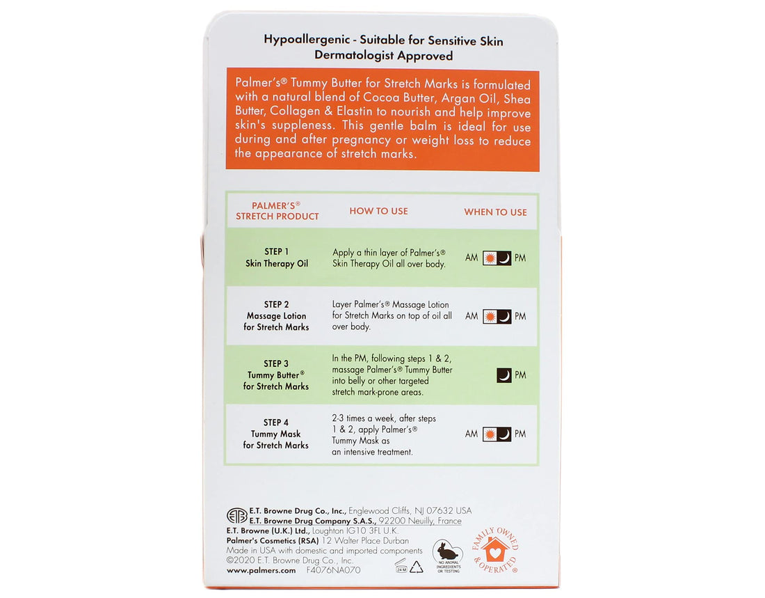 Palmer's Cocoa Butter Formula Tummy Butter - 4.4 oz (Pack of 2) by E.T. Browne Drug Co, Inc