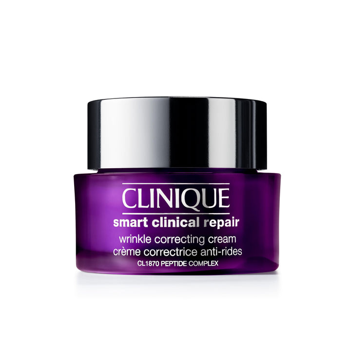 Clinique Smart Clinical Repair Wrinkle Correcting Face Cream With Hyaluronic Acid + Peptides | Anti-Aging + Hydrating, 1.7 Fl Oz