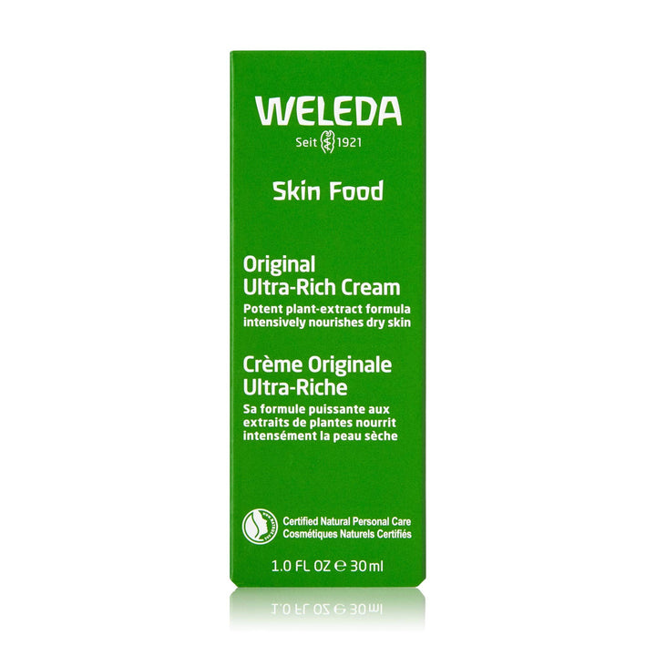 Weleda Skin Food Original Ultra-Rich Body Cream, 1 Fluid Ounce, Plant Rich Moisturizer with Pansy, Chamomile and Calendula