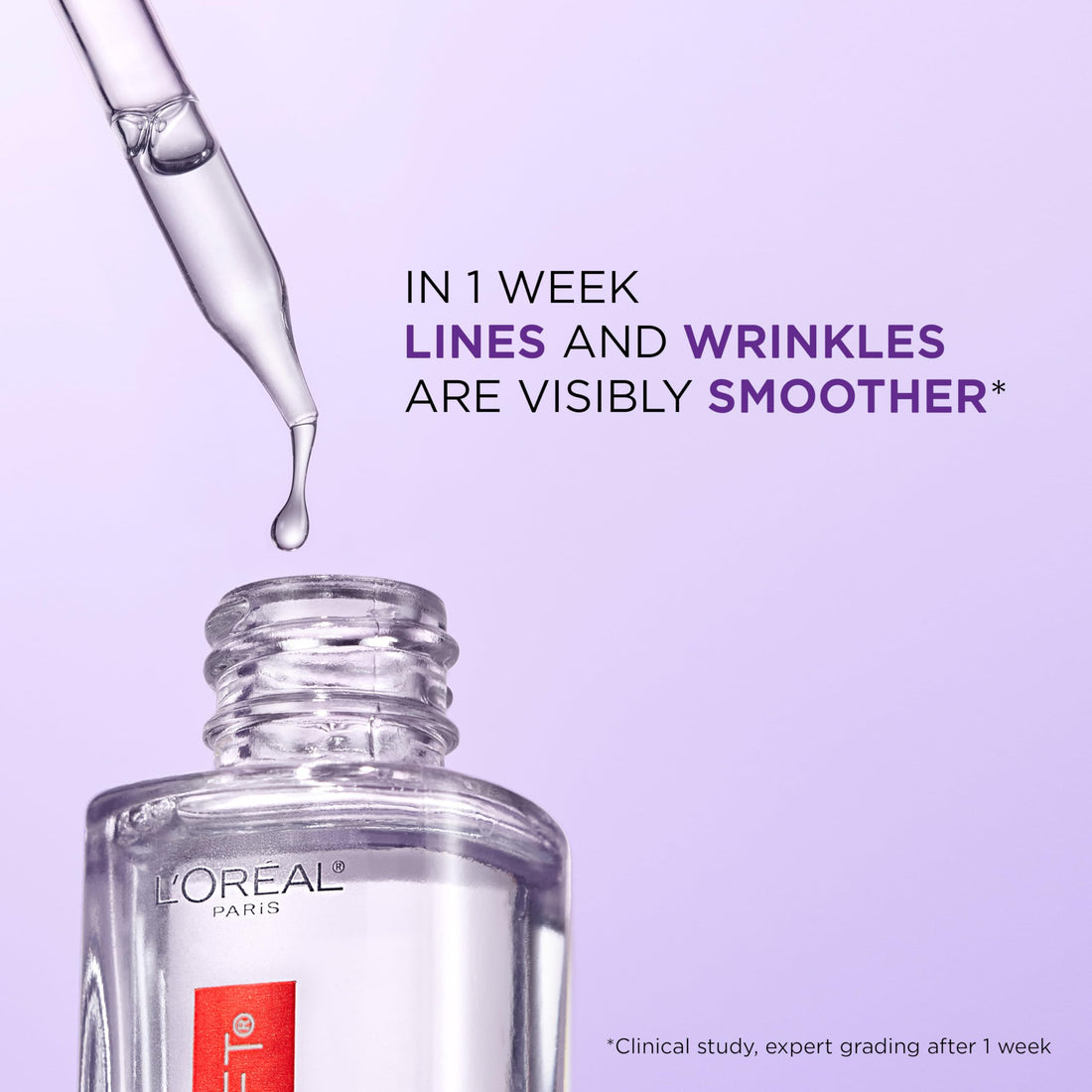 L'OREAL PARIS Revitalift 1.5% Pure Hyaluronic Acid Face Serum + Triple Power Anti-Aging Face Moisturizer, 1 kit