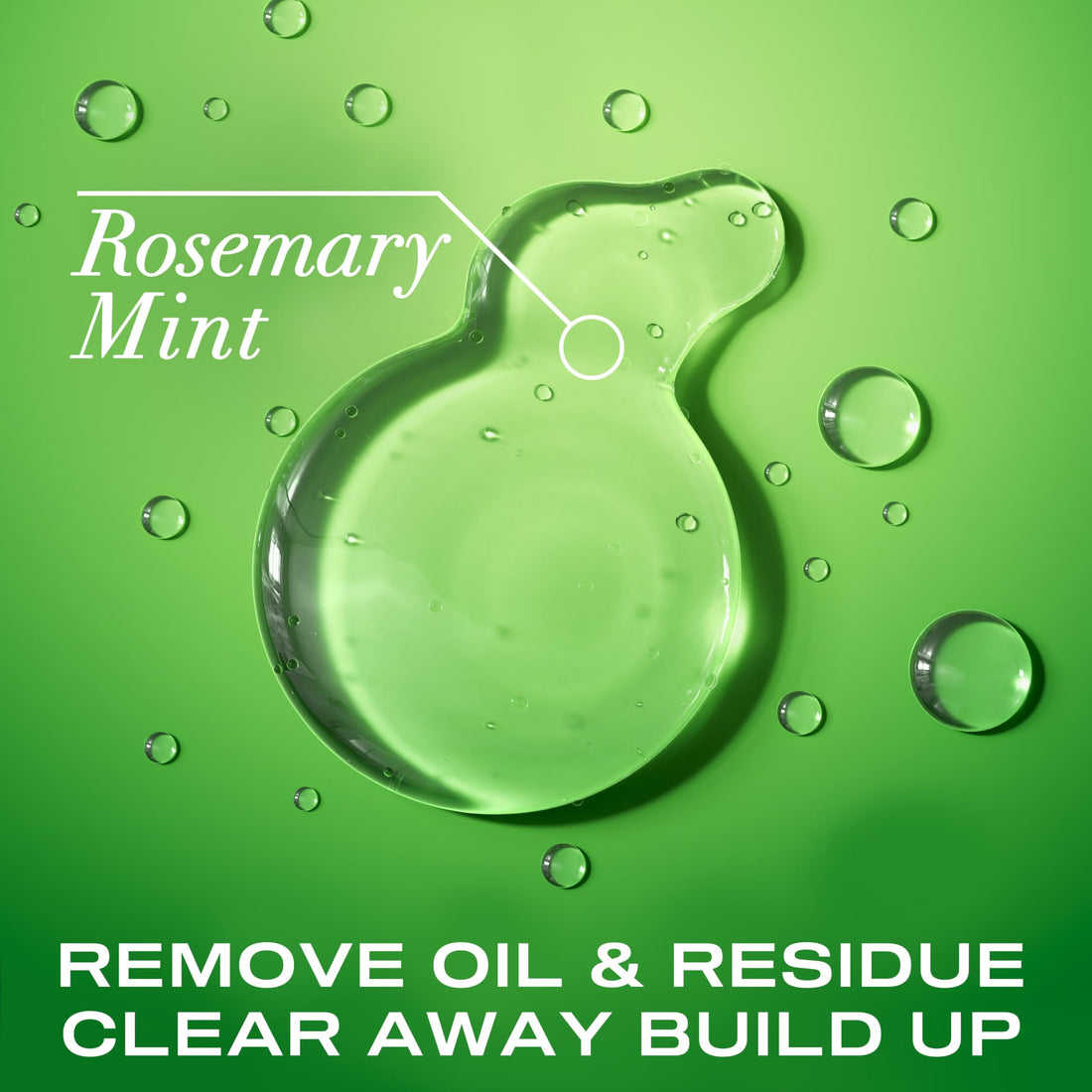 OGX Extra Strength Refreshing Scalp + Rosemary Mint Shampoo, Nourishing Shampoo Infused with Rosemary Mint for Shiny, Healthy-Looking Hair, Sulfate-Free Surfactants, 25.4 fl. Oz