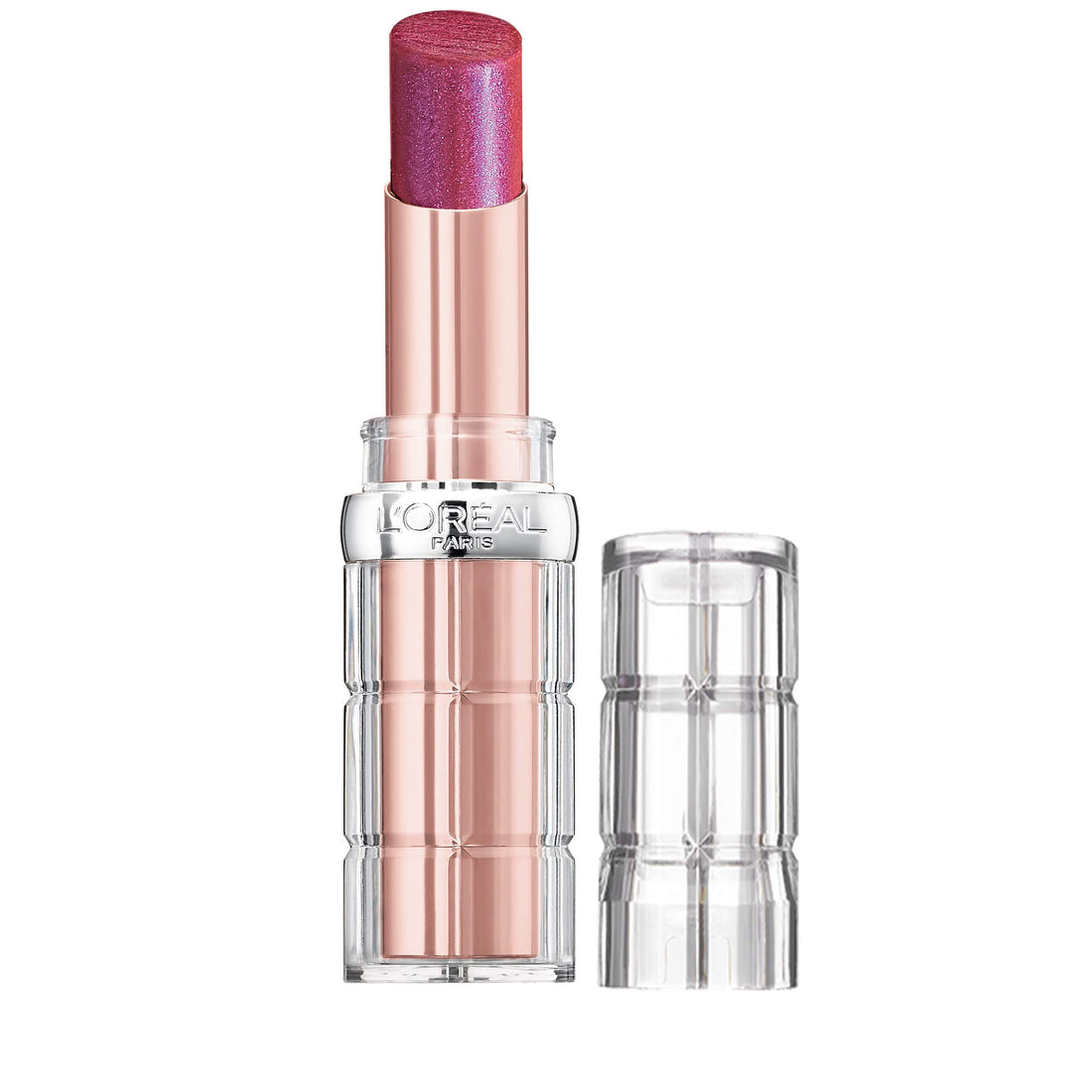 L’Oréal Paris Makeup Colour Riche Plump and Shine Lipstick, for Glossy, Radiant, Visibly Fuller Lips with an All-Day Moisturized Feel, Mulberry Plump, 0.1 oz.